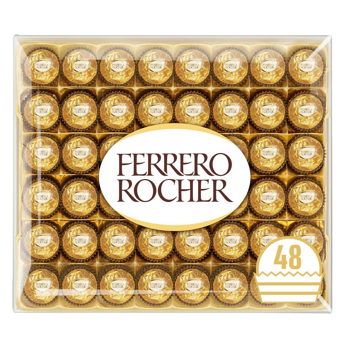 Ferrero Rocher 48 Piece Chocolate Gift Box, 600G