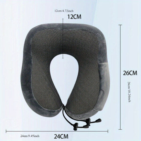 U Shaped Travel Pillow Neck Support Soft Head Rest Car Plane Cushion