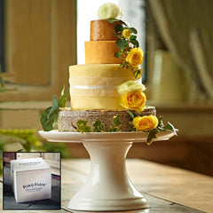 Litton Cheney 4-Tier Cheese Celebration Cake, 4.6Kg (150 Portions)