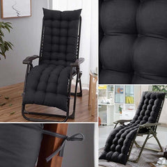Garden Bench Cushion Chair Cushion, Sun Lounger Cushion Pads 160*50*8cm Thick Garden Recliner Chair Replacement Anti-Slip Cushion Sunbed Cushion 2 3 Seater Seat Pad for Porch Swing Patio Lawn Various Colour Options