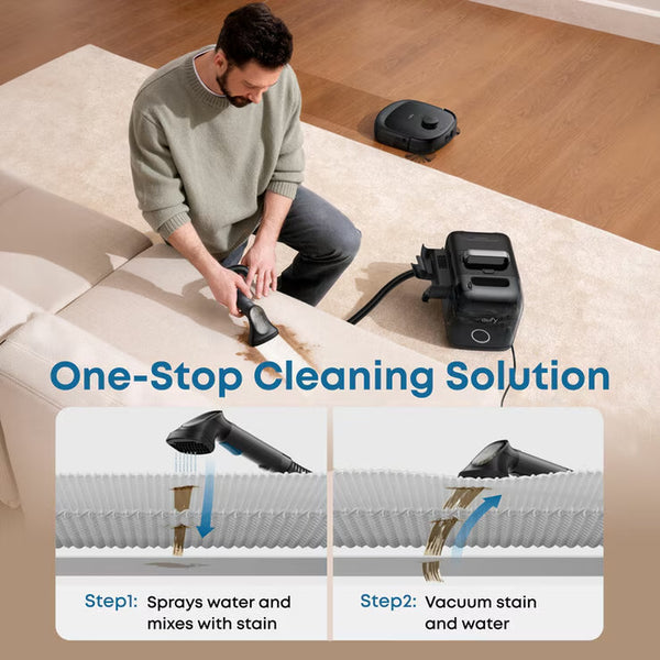 Eufy E28 Omni Robot Vacuum in Black