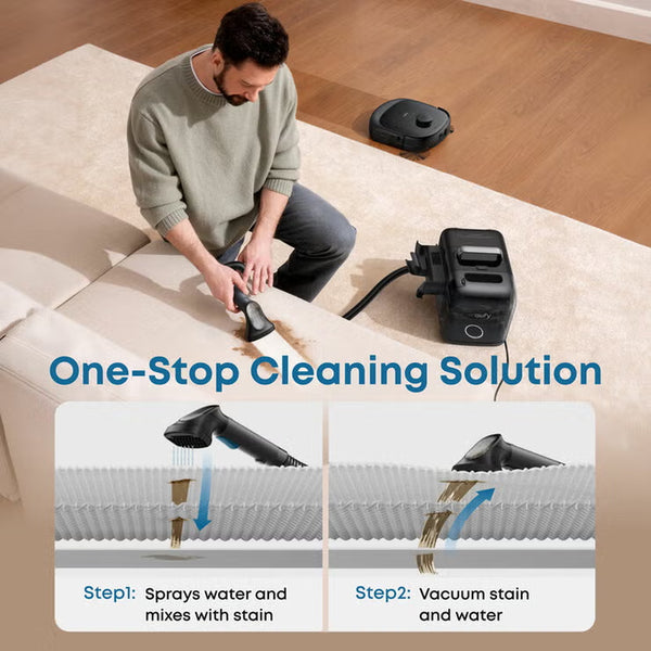 Eufy Omni E28 with Exclusive Accessory Kit Bundle, Robot Vacuum & Mop, All-In-One Station, & Portable Deep Cleaner