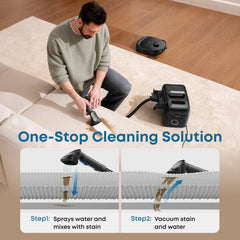 Eufy E28 Omni Robot Vacuum in Black