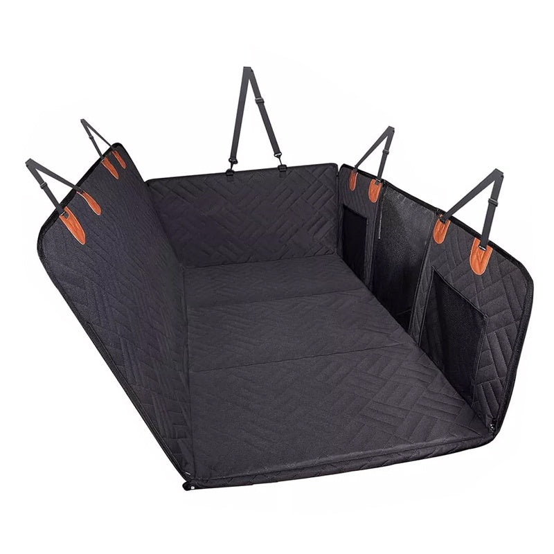 Back Seat Extender Dog Seat Cover for Back Seat, Hard Bottom Car Seat Cover