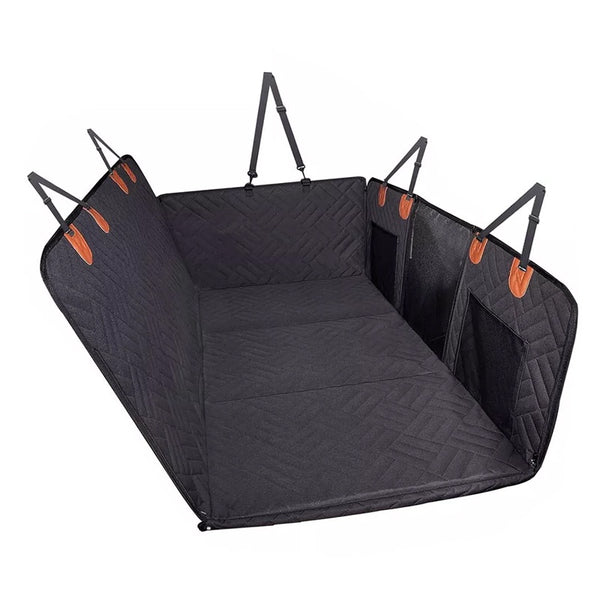 Back Seat Extender Dog Seat Cover for Back Seat, Hard Bottom Car Seat Cover