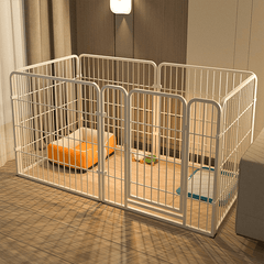 6-Panel Spacious Metal Dog Pen, Detachable Pet Pen, Small And Medium Exercise Pen, Easy to Assemble - Versatile Shape for Dogs, Rabbits, Ducks And Other Small And Medium Animals, 120 X 60 X 60Cm