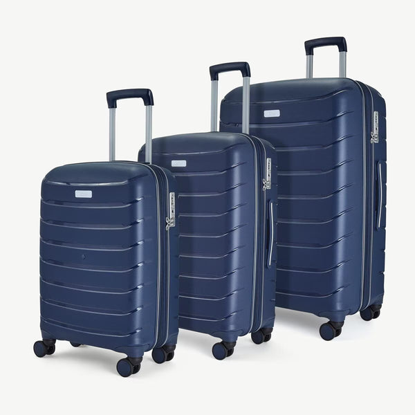 Rock Prime 3 Piece Hardside Luggage Set in 4 Colours