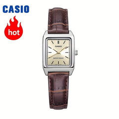 Casio Vintage Small Square Watch for Women and Teens, Simple Analog Style
