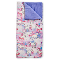 Northwest Cloud Touch Faux Fur Slumber Bag 137 X 142 Cm, Unicorn