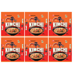 Nongshim Kimchi Noodles, 6 X 120G