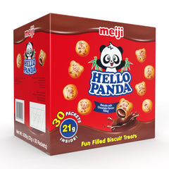 Hello Panda Chocolate Filled Biscuits, 30 X 21G