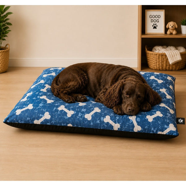 Dog Pet Bed with Removable Zipped Cover Large 95cm x 65cm Soft Washable Cushion