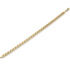 14Ct Yellow Gold Square Link Bracelet