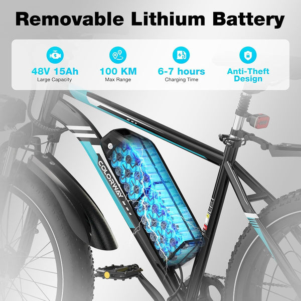 COLORWAY Electric Bike for Adults 26