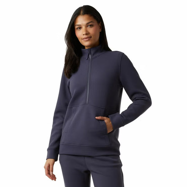 32 Degrees Ladies Sueded Tech 1/2 Zip Sweatshirt