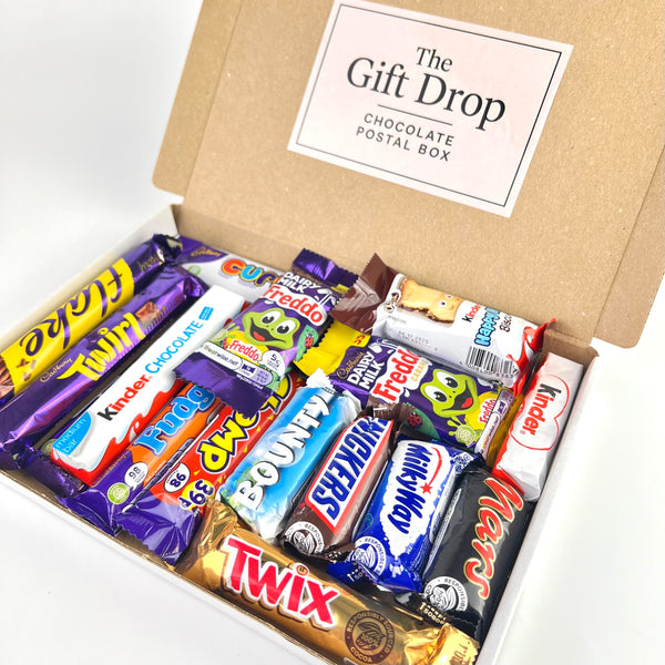 Kids Fun Variety Mix Postal Box | The Gift Drop – Curated Gift Collections & Letterbox‑Ready Treats