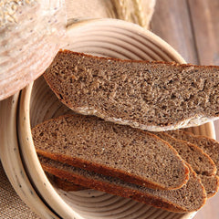 13x6cm Round Rattan Bread Proofing Basket with Cloth Liner, Kitchen Baker'S Tool, Perfect for Home Baking Enthusiasts, Baking Supplies