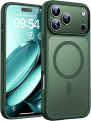 TOCOL Magnetic for Iphone 17 Pro Max Case 6.9-Inch, Compatible with Magsafe, Full Camera Protection, Built-In Magnetic Ring, Drop Protection Shockproof Translucent Matte Phone Cover