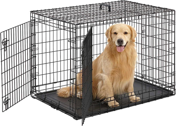 Dog Cage Puppy Training Crate Small Medium Large XL XXL Metal Cages Pet Carrier 20inch 24 inch 30 inch 36 inch 42 inch 48 inch