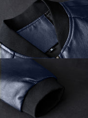 New Jacket, American Style Men's Coat, Men's Jacket, Youth Motorcycle Jacket, Baseball Collar Workwear Jacket, Business Gentleman's Men's Fashion, Trendy, Comfortable, Casual, Versatile, Slimming and Height-Enhancing, Streetwear Brand Jacket