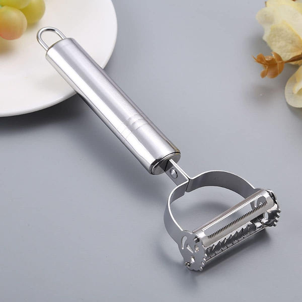 Peeler， 3 in 1 Potato Peeler/Vegetable & Julienne Slicer. Carrot and All Kinds of Veg & Soft Skinned Fruit. Stainless Steel