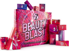 W7 Beauty Blast Advent Calendar 2025 - Individually Boxed Makeup & Cosmetic Surprises for the 24 Days to Christmas - Cruelty Free, Holiday Gifting