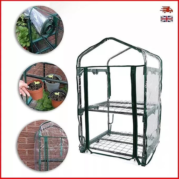 Greenhouse Indoor/Outdoor Use PVC Material Perfect to Storge Flower Pots, Plants