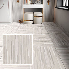 LIVINGANDHOME 24PCS Peel and Stick Non-slip Floor Tiles - 12