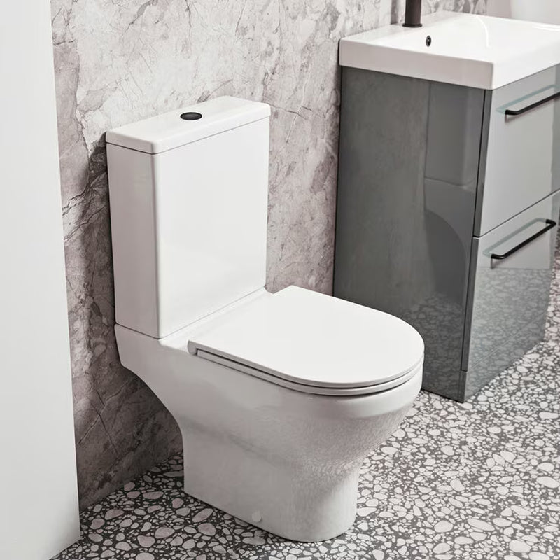 Tavistock Lindo Open Back Toilet with Cistern and Seat