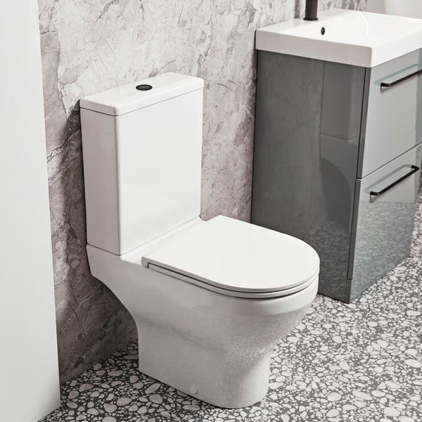 Tavistock Lindo Open Back Toilet with Cistern and Seat