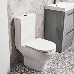 Tavistock Lindo Open Back Toilet with Cistern and Seat