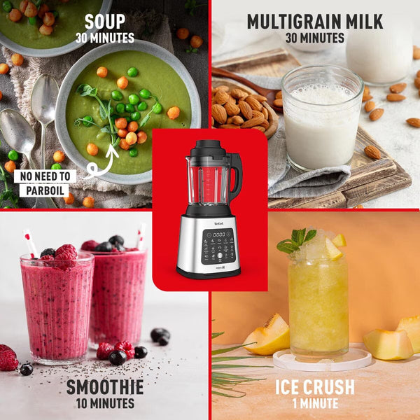Tefal Perfectmix Cook, Blender & Cooker in Stainless Steel, BL83SD65
