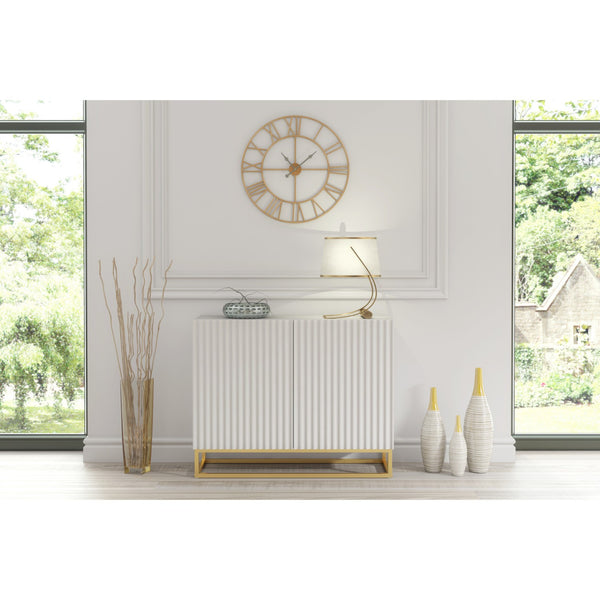 Ripple Duo 200cm Modern Sideboard with Fluted Doors and Storage