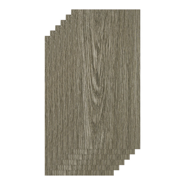 36pcs Self Adhesive Vinyl Flooring, 15X30cm Wood & & Stone Grain Effect Peel and Stick Floor Tiles, Waterproof Flooring Stickers for Home Office Bedroom Kitchen Living Room