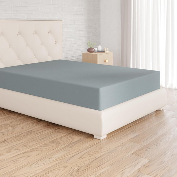 Amazon Basics Soft Microfibre Single Fitted Sheet, Deep Pocket 12 Inch (30 Cm), White