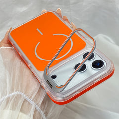 Phone Case - Magnetic Case with Kickstand for Iphone 17, 16, 15, 14, And 13 Pro Max, As Well As 14, And 16 Plus. It Is Compatible with Magsafe And Features a Built-In Stash Stand. This Hard Phone Bumper Cover Is Designed to Be Anti-Slip And Shockpro