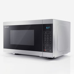 Sharp 28 Litre 900W Digital Microwave with 1100W Grill, YC-MG81U-S