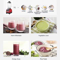Multifunctional Blender Set, 2L+720ML Large Capacity Wall Breaker - High Power, 15 Adjustable Speeds, 4500W, Automatic Juicer,blenders for kitchen, blender for shakes and smoothies, slushy machine, food processor, blenders for kitchen heavy duty. Christma