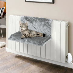 Vinsani Soft Luxurious Pet Radiator Bed for Cat Kitten Puppy Dogs with Soft Machine Washable Fleece Lined Cover Warm Cosy Hammock Style Radiator Bed