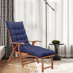 1pc Extra Long Recliner Cushion with Thick - Heavy-Duty Comfort for Rocking Chairs, Living Room, Office, Outdoor - Easy-Clean Cushion in Gray/Black/Navy/Red/ - Compatible with Lazy Boy, Garden, Patio Furniture - Hand Washable - Ideal for Reading, Watching