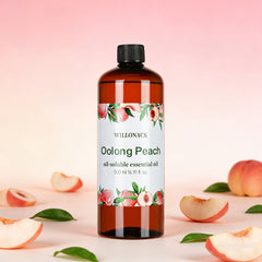 WILLONACK Large Bottle Essential Oil Refill Suitable for All Diffusers, Bulk 500ml/16.91oz with 8 Scents (White Peach, Lavender, Gardenia) - Hotel-Grade Oils for Home, Diffuser Machines, Gift Choice, Plastic Bottle Refill
