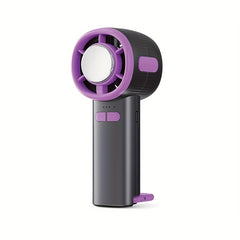 High-Speed Turbo Technology Portable Handheld Fan Ultra-Quiet, USB Rechargeable, Mini Cooling Device with Semiconductor Chill Plate Ice Sensation Cooling for Outdoor Use