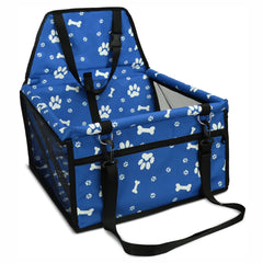 Portable Breathable Bag for Pets, Designed As a Booster Seat for Travel with a Seat Belt