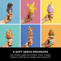 Ninja Swirl by Creami 13-In-1 Soft Serve & Ice Cream Maker, NC701UK