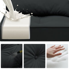 Folding Sofa Bed Adjustable Lazy Tatami Sofa Convertible Floor Couch 5 Levels Adjustable Backrest Lounge Chaise for Living Room Bedroom Guest Room
