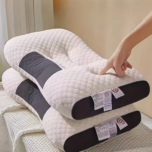 1/2pcs Sleep Pillow, Hotel Style Design, Soft High Bounce Non-Collapsing Pillow, Hypoallergenic, Zipper Closure, Machine Washable, Breathable & Comfortable, All-Season Multipurpose Bed Pillow for Adults