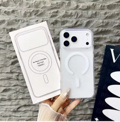 Clear Acrylic Magnetic Magsafe Case for iPhone 17 / 17 Air/ 17 Pro / 17 Pro Max Magnetic - Wireless Charging Shockproof Slim Cover