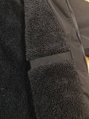 Men'S Mid-Length Oversized Hooded Jacket - Thick Fleece-Lined Full Zip Cardigan, with Drawstring Hood, Suitable for Cold Weather - Casual And Formal Outerwear, European And American Style, Perfect for Winter Layering