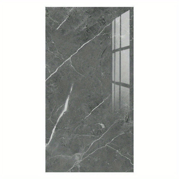 20/24/40pcs Waterproof Self-Adhesive Marble Wall Tile Stickers - Peel & Stick PVC/PE Foam Tiles with Contemporary Straight Puzzle Pattern, Washable & Removable for Bathroom, Kitchen, Living Room Home Decor, Vinyl Stickers Waterproof, Bathroom Renovations,