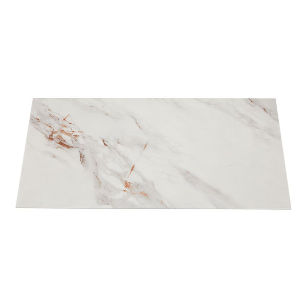 10/20/30/40 Pack Luxury Marble Effect Self-adhesive Floor Tiles 60x30cm, 2mm Thicken Vinyl Flooring Tiles Wall Stickers, Removable PVC Wall Decals, Suitable for Living Room, Bedroom, Kitchen Backsplashes, Bathroom, Office, Background Walls, Easy To Instal